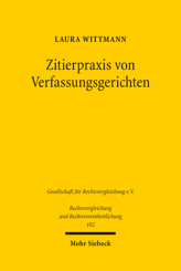 Cover von 'Zitierpraxis von Verfassungsgerichten'