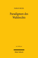 Cover von 'Paradigmen des Wahlrechts'