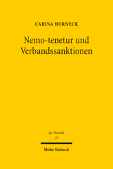Cover von 'Nemo-tenetur und Verbandssanktionen'