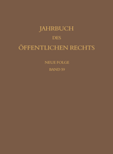 Cover von 'Jahrbuch des öffentlichen Rechts der Gegenwart. Neue Folge'