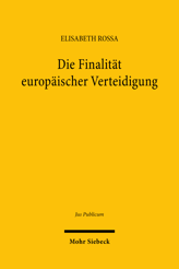 Cover von 'Die Finalität europäischer Verteidigung'