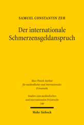 Cover of 'Der internationale Schmerzensgeldanspruch'