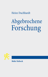 Cover von 'Abgebrochene Forschung'