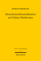 Cover von 'Menschenrechtssozialisation auf Online-Plattformen'