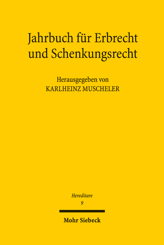 Cover von 'Jahrbuch für Erbrecht und Schenkungsrecht'