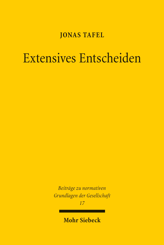 Cover of 'Extensives Entscheiden'