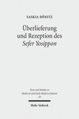 Cover of 'Überlieferung und Rezeption des Sefer Yosippon'