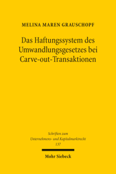 Cover of 'Das Haftungssystem des Umwandlungsgesetzes bei Carve-out-Transaktionen'
