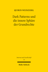 Cover of 'Dark Patterns und die innere Sphäre der Grundrechte'