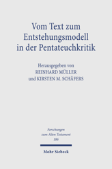 Cover von 'Vom Text zum Entstehungsmodell in der Pentateuchkritik'