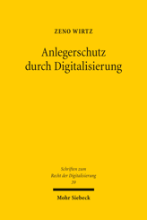 Cover von 'Anlegerschutz durch Digitalisierung'