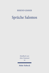 Cover von 'Sprüche Salomos'