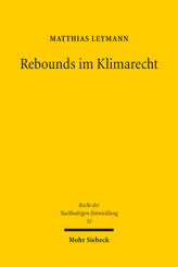 Cover von 'Rebounds im Klimarecht'