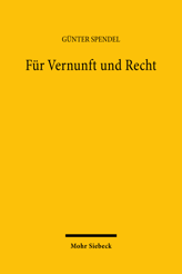Cover of 'Für Vernunft und Recht'