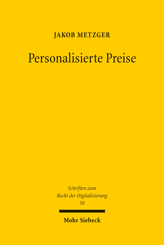 Cover of 'Personalisierte Preise'