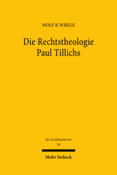 Cover of 'Die Rechtstheologie Paul Tillichs'