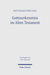 Cover von 'Gotteserkenntnis im Alten Testament'