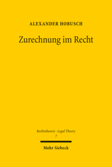 Cover of 'Zurechnung im Recht'