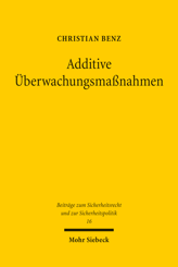 Cover of 'Additive Überwachungsmaßnahmen'