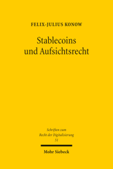 Cover von 'Stablecoins und Aufsichtsrecht'