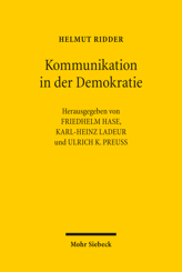 Cover of 'Kommunikation in der Demokratie'