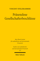 Cover of 'Präsenzlose Gesellschafterbeschlüsse'