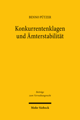 Cover von 'Konkurrentenklagen und Ämterstabilität'