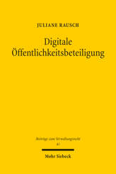 Cover von 'Digitale Öffentlichkeitsbeteiligung'