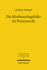 Cover von 'Die Missbrauchsgebühr im Prozessrecht'