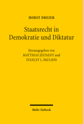 Cover of 'Staatsrecht in Demokratie und Diktatur'