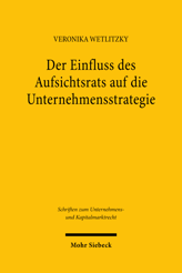 Cover von 'Der Einfluss des Aufsichtsrats auf die Unternehmensstrategie'