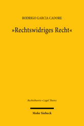 Cover of '»Rechtswidriges Recht«'