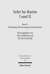 Cover von 'Sefer ha-Razim I und II - Das Buch der Geheimnisse I und II'
