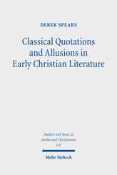 Cover von 'Classical Quotations and Allusions in Early Christian Literature'