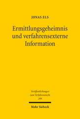 Cover von 'Ermittlungsgeheimnis und verfahrensexterne Information'