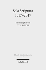 Cover of 'Sola Scriptura 1517-2017'