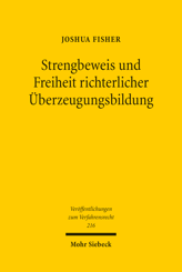 Cover von 'Strengbeweis und Freiheit richterlicher Überzeugungsbildung'