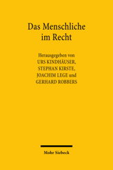 Cover of 'Das Menschliche im Recht'