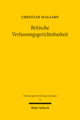 Cover von 'Britische Verfassungsgerichtsbarkeit'