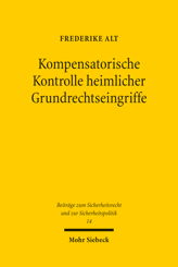Cover von 'Kompensatorische Kontrolle heimlicher Grundrechtseingriffe'