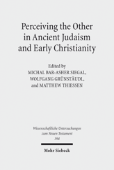 Cover of 'Perceiving the Other in Ancient Judaism and Early Christianity'