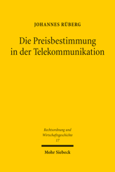 Cover von 'Die Preisbestimmung in der Telekommunikation'