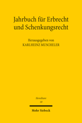 Cover von 'Jahrbuch für Erbrecht und Schenkungsrecht'