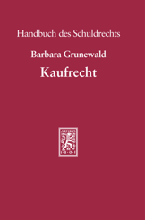 Cover von 'Kaufrecht'