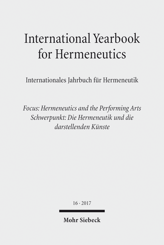 Cover von 'International Yearbook for Hermeneutics / Internationales Jahrbuch für Hermeneutik'