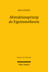 Cover of 'Abstraktionsprinzip als Eigentumstheorie'