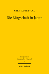 Cover of 'Die Bürgschaft in Japan'