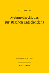 Cover of 'Metamethodik des juristischen Entscheidens'