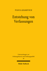 Cover von 'Entstehung von Verfassungen'