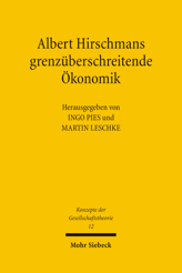 Cover of 'Albert Hirschmans grenzüberschreitende Ökonomik'